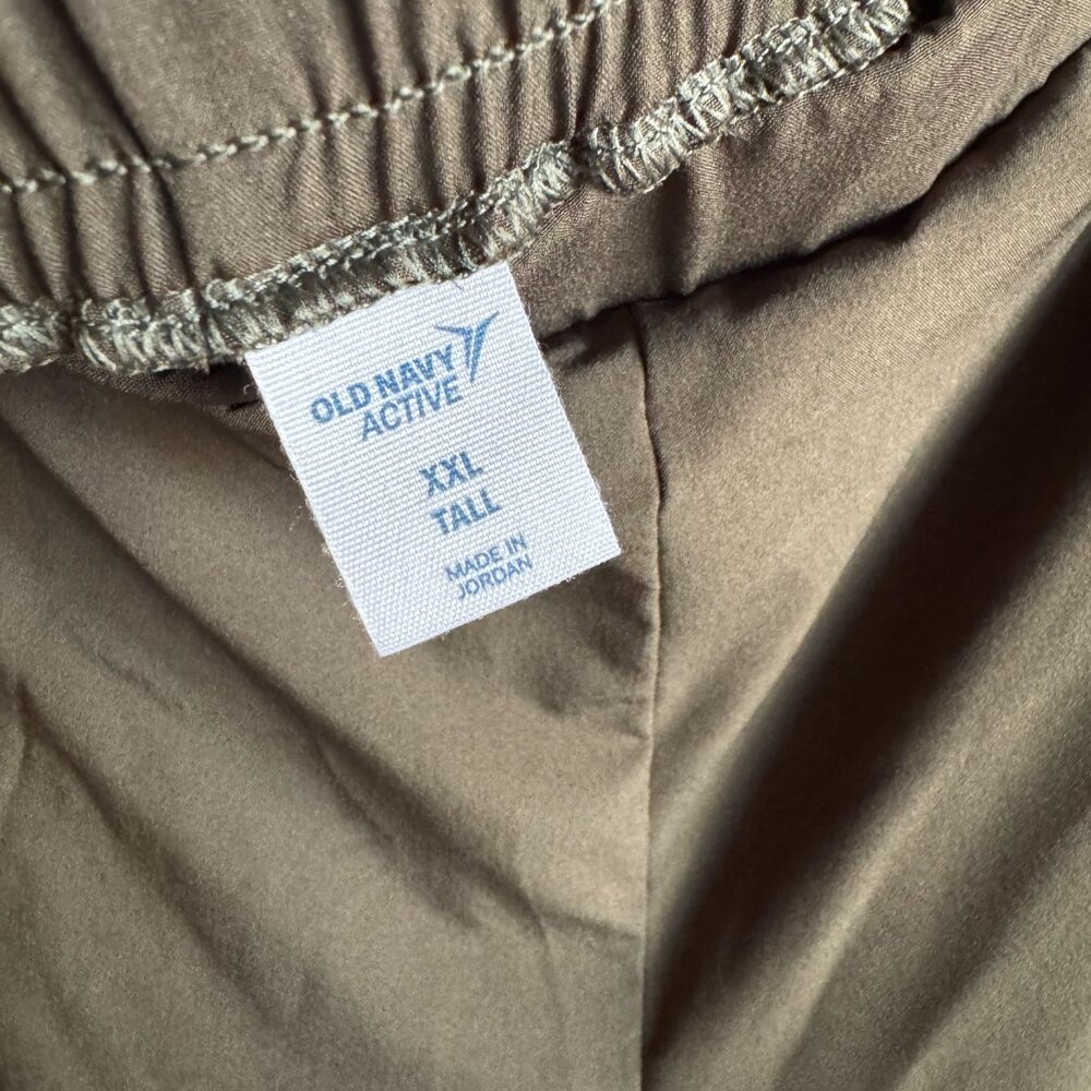 Old Navy Olive Green Track Pants - Plus Size (Tall) - Picture 4 of 5